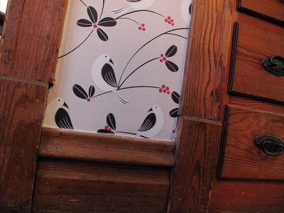 Unpainted Wood Trim in the Dining Room