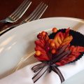 Autumn Leaves Napkin Ring