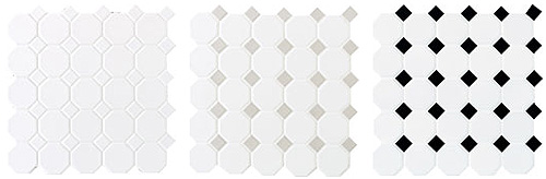 White+hexagon+tile+with+black+grout