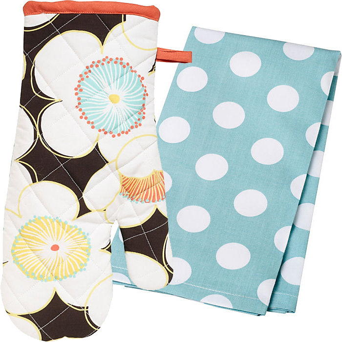 Chocolate Kimono Oven Mitts