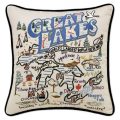 Hand-Embroidered Destination Pillows