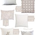 Patterned Pillows for the Color-Shy
