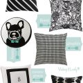 Black and White Patterned Pillows Under $50