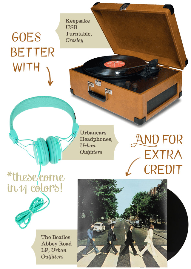 A Turntable Goes Better With…