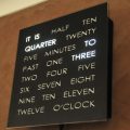 Vinyl Word Clock