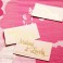 Making it Lovely's Pink and Gold Business Cards