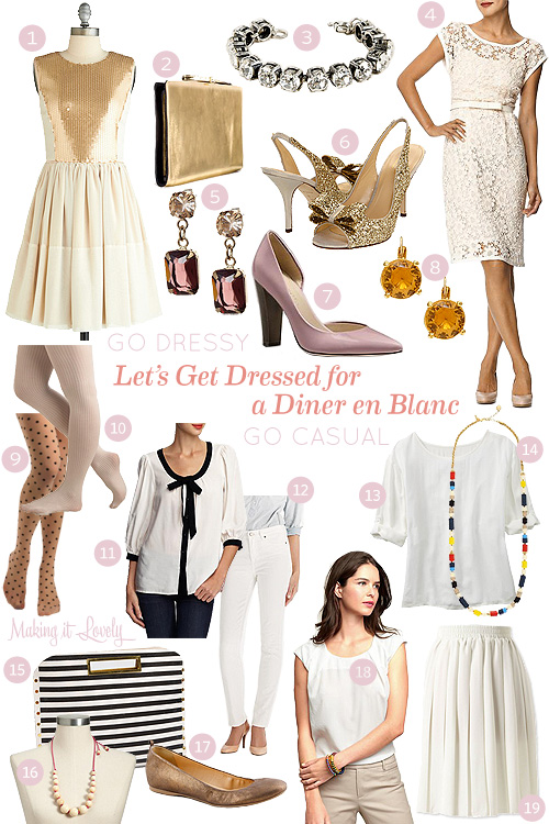 Let’s Get Dressed for a Diner en Blanc