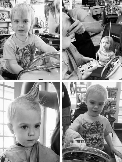 August's First Haircut
