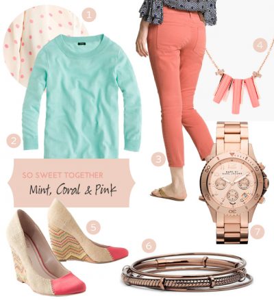 Style: Mint, Coral, and Pink on Making it Lovely