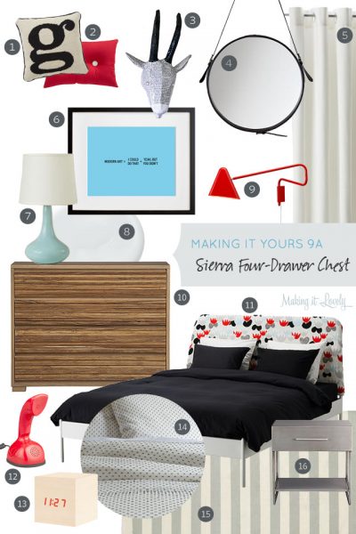 Making it Yours 9A: Sierra Four-Drawer Chest #makingitlovely