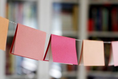 Birthday Book Party Garland