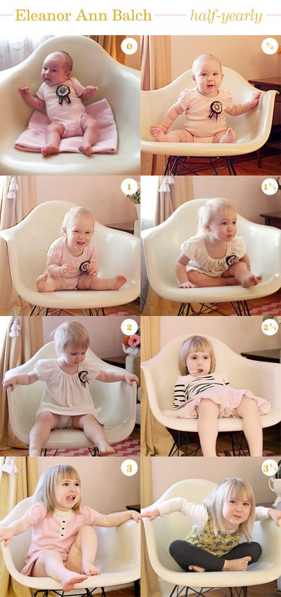 half-yearly baby/kid photos