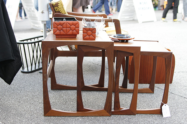 Vintage Nesting Tables at the Renegade Craft Fair, Chicago