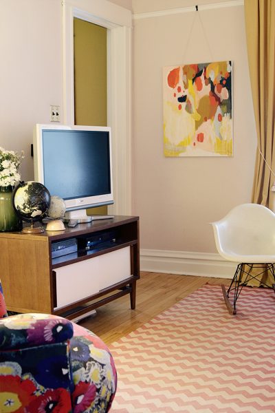 Painting by Emily Rickard in Making it Lovely's Living Room