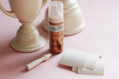 Supplies for DIY Monogrammed Trophies