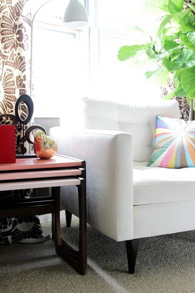 Painted Vintage Nesting Tables in Making it Lovely's Library