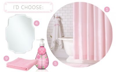 My Pink Bathroom Choices