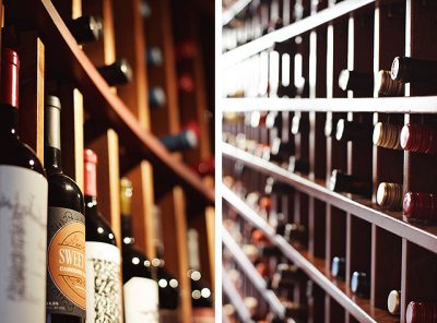 Wine Bottles at the Marion Street Cheese Market