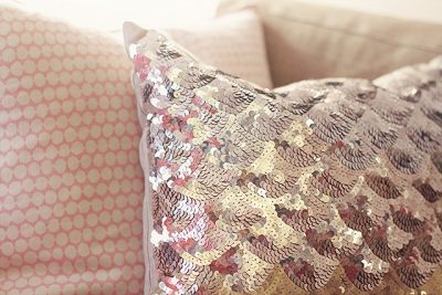 Sequined Pillow