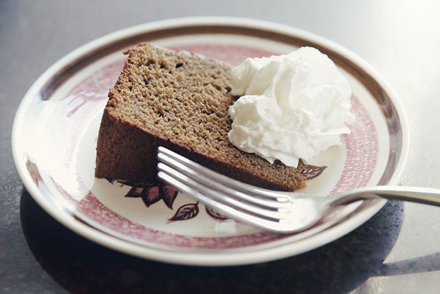 A Slice of Gingerbread Cake