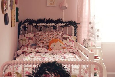 Eleanor's Bedroom, Decorated for Chrismas