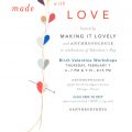 Valentine's Day Craft Night with Making it Lovely