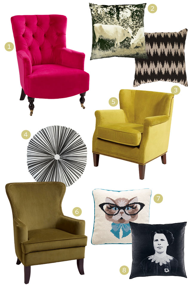 Let's Have a Seat: Affordable Velvety Kitsch