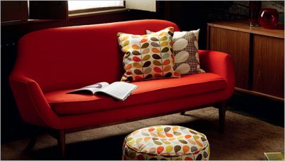 Orla Kiely Heals Sofa