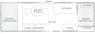August's Room Floor Plan