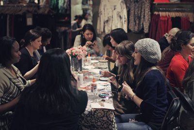 Anthropologie Craft Night with Making it Lovely