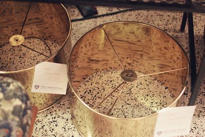 Vintage Brass Lampshades