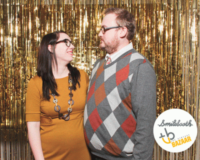 Nicole and Brandon at The Vintage Bazaar (Smilebooth Photos)