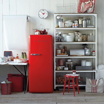Red Smeg Fridge