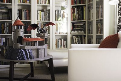 Playmobil Castle in a Home Library