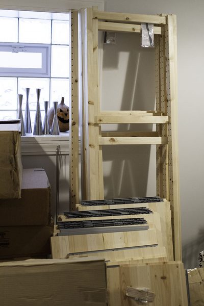 IKEA IVAR Wooden Storage Shelving