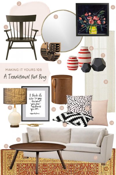 Making it Yours 10B: Traditional Red Rug