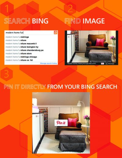 Bing - Pin to Pinterest
