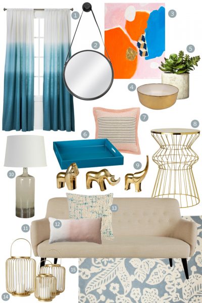 Living Room Design Featuring Target Threshold