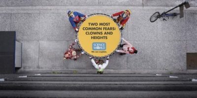 Two Most Common Fears: Clowns and Heights