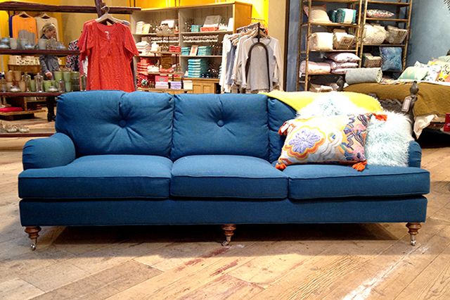 Winifred Blue Sofa at Anthropologie