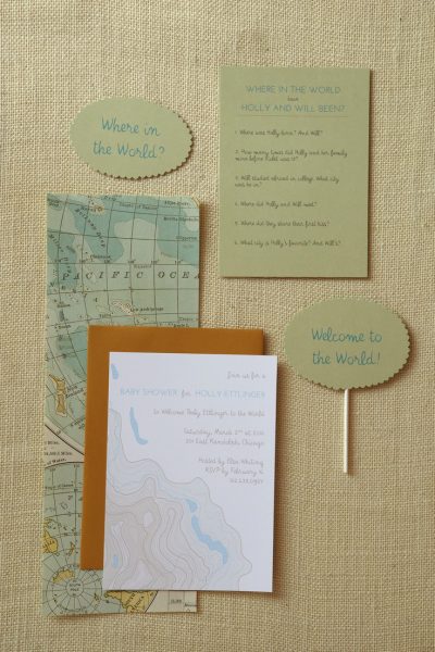 Welcome to the World Baby Shower Invitations