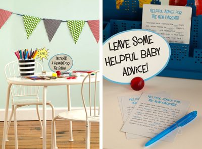 Comic Book Theme Baby Shower Activities