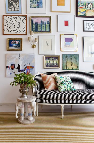 Striped Settee