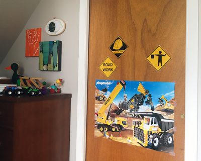 The Back of August's Bedroom Door
