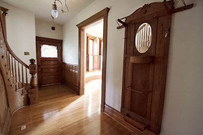 Stairs, Entryway and Coat Rack