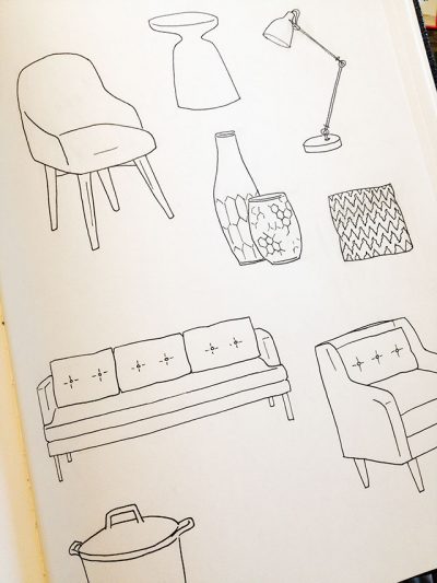 Illustrations by Nicole Balch for West Elm