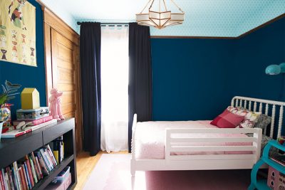 Eleanor's Room - Paint Colors - Aqua Ceiling