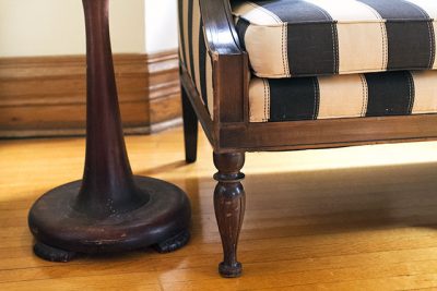 Antique Side Table with Feet