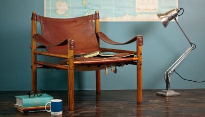 Leather Sling Chair