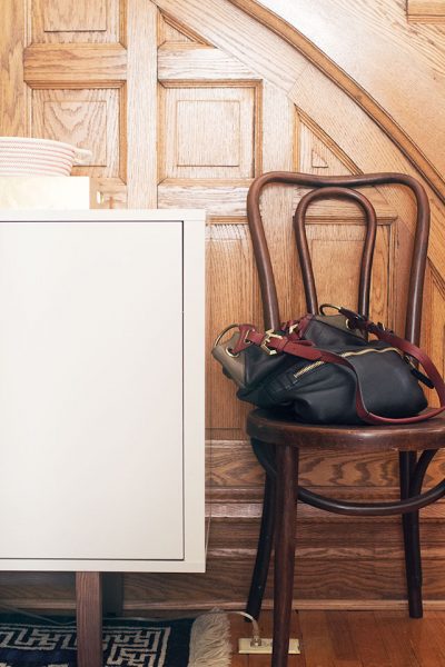 Antique Thonet Bentwood Chair in the Entryway